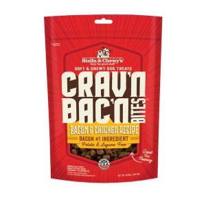 Stella & Chewy's Crav'n Bac'n Bites Bacon & Chicken Dog Treats 8.25oz