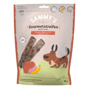 $30 OFF (Exp 5May25): Bosch Sammy's Gourmet Strips with Chicken & Duck Grain-Free Dog Treats 180g