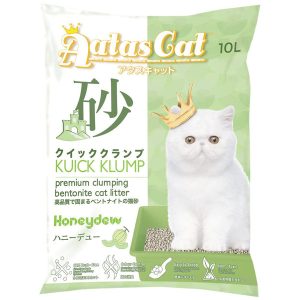 Aatas Cat Kuick Klump Bentonite Cat Litter Honeydew 10L