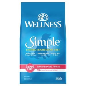 FREE WIPES': Wellness Simple Grain-Free Salmon & Potato Formula Adult Dry Dog Food 24lb