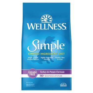 Wellness Simple Grain-Free Turkey & Potato Formula Adult Dry Dog Food 26lb