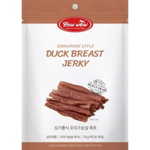 Bow Wow Singapore Style Duck Breast Jerky Dog Treats 70g
