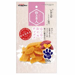 DoggyMan Crispy Sweet Potato Chips Dog Treats 80g (Exp 29Apr25)
