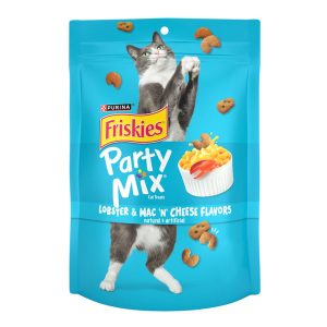 15% OFF: Friskies Party Mix Lobster & Mac 'N' Cheese Cat Treats 60g