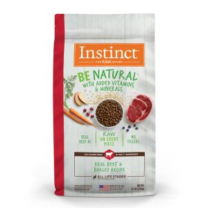 Instinct Be Natural Real Beef & Barley Dry Dog Food 25lb