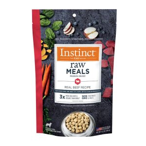 Instinct Raw Meal Real Beef Grain-Free Freeze-Dried Raw Dog Food 269g