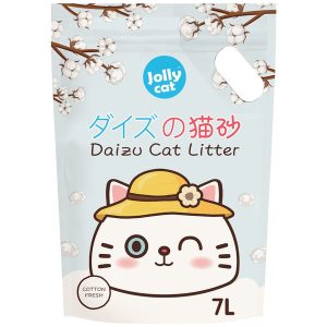 Jollycat Daizu Cotton Fresh Clumping Tofu Cat Litter 7L