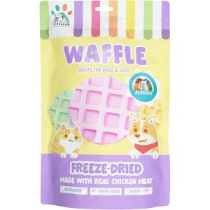 15% OFF: Singapaw Waffle Assorted Flavors Grain-Free Freeze-Dried Treats For Cats & Dogs 120g