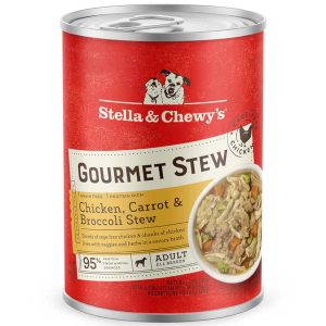 Stella & Chewy's Gourmet Chicken, Carrot & Broccoli Stew Grain-Free Canned Dog Food 12.5oz