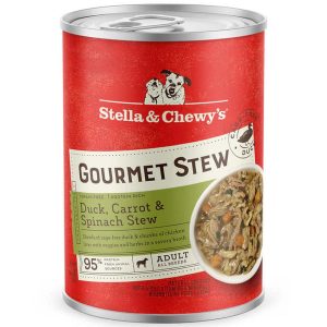 Stella & Chewy's Gourmet Duck, Carrot & Spinach Stew Grain-Free Canned Dog Food 12.5oz