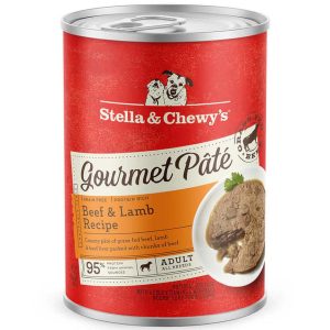 Stella & Chewy's Gourmet Pate Beef & Lamb Recipe Grain-Free Canned Dog Food 12.5oz