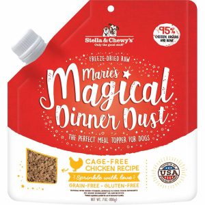 Stella & Chewy's Marie's Magical Dinner Dust Chicken Freeze-Dried Dog Food Topper 7oz (Exp Sep2025)