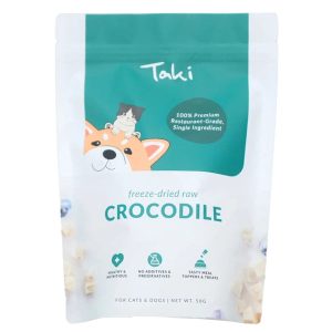 Taki Crocodile Cubes Freeze-Dried Treats For Cats & Dogs 50g