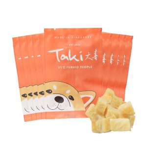 Taki Canadian Halibut Fish Freeze-Dried Treats For Cats & Dogs (10 Packets) 70g