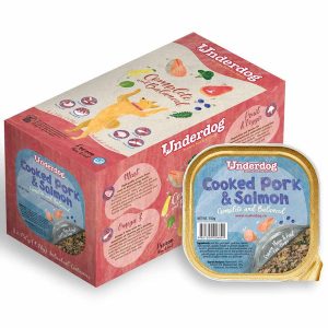 Underdog Cooked Pork & Salmon Complete & Balanced Frozen Dog Food 1.2kg