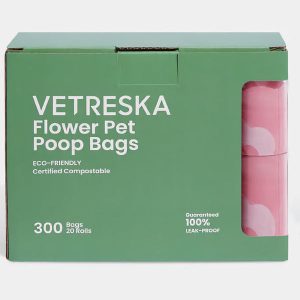 VETRESKA Flora Scented Dog Poop Bags 300pc