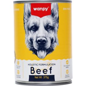 Wanpy Beef Canned Dog Food 375g